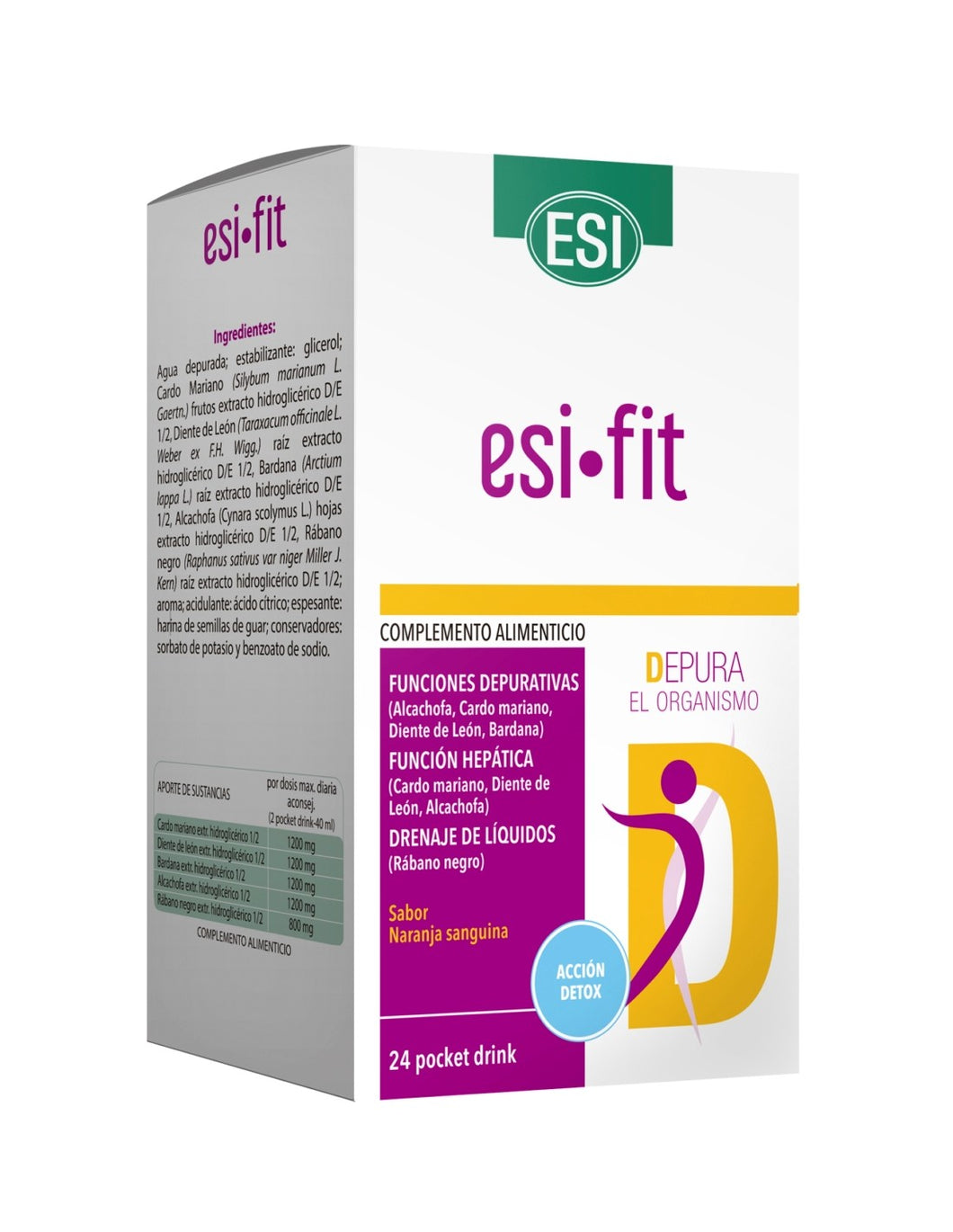 ESI-fit depura pocket (24 sobres)