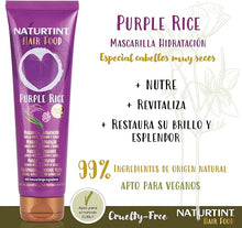 Cargar imagen en el visor de la galería, Naturtint hair food purple rice mask 150 ml
