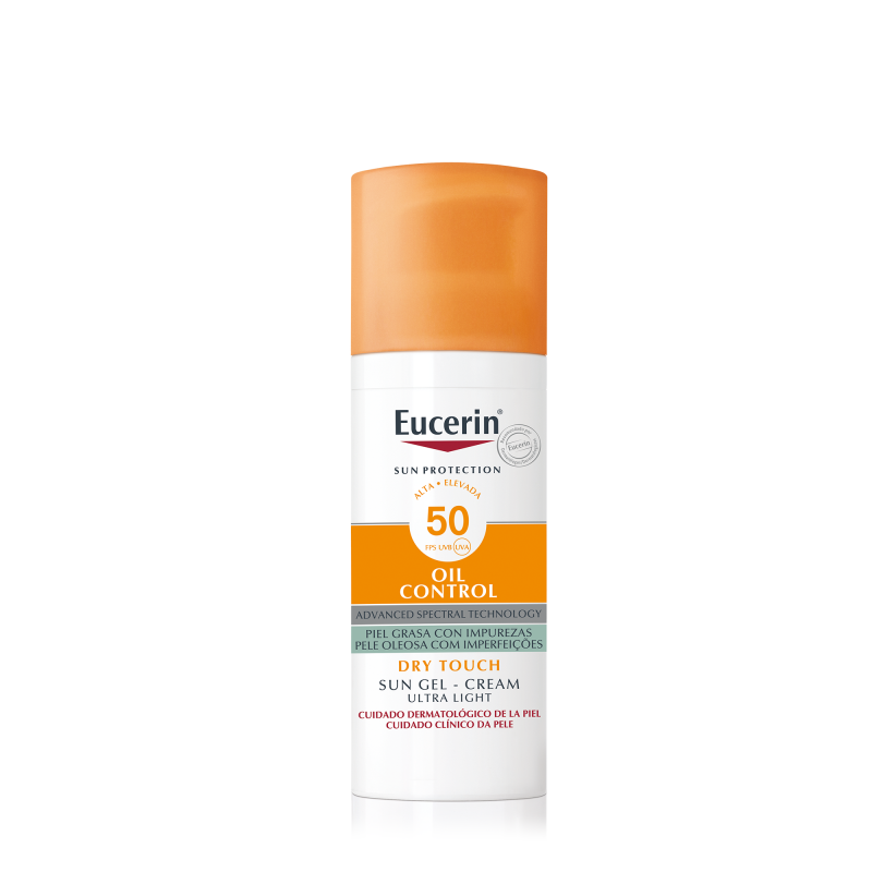 Eucerin Sun gel-crema piel grasa con impurezas spf50+ 50ml.