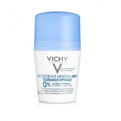 Vichy Desodorante Roll-on Mineral O% Tolerancia Óptima