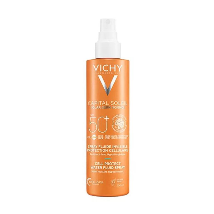 Vichy Capital Soleil Water Fluid Spray spf30  200ml.