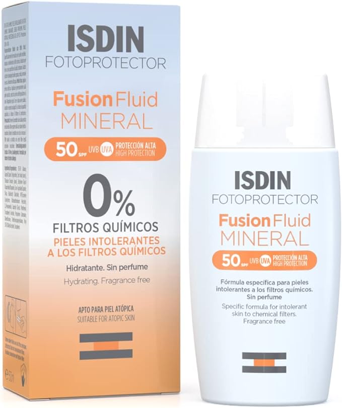 Fusion fluid mineral 0% filtros químicos 50ml
