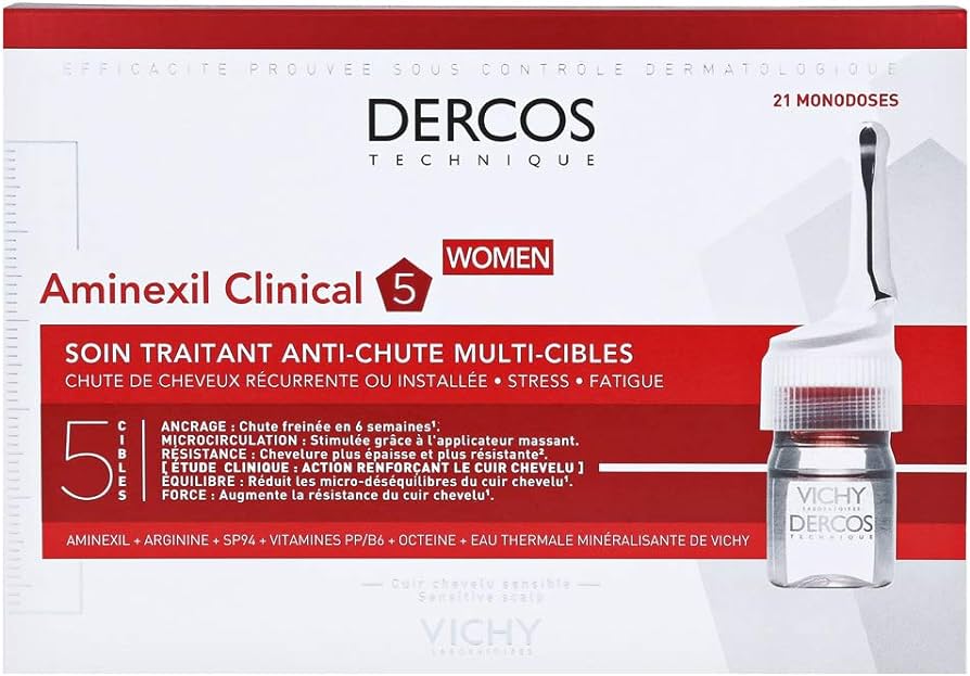 Dercos Aminexil Clinical 5 Women 21 ampollas