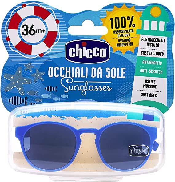 Chicco gafas solares azul transparente 36 m+