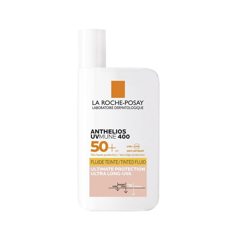 Protector solar Anthelios Color Fluid SPF50+
