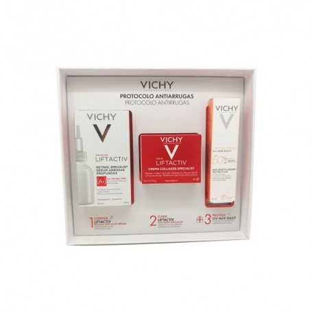 Vichy Pack Antiarrugas Crema Liftactiv  dia 50ml. + Retinol 30ml. capital Soleil spf50+