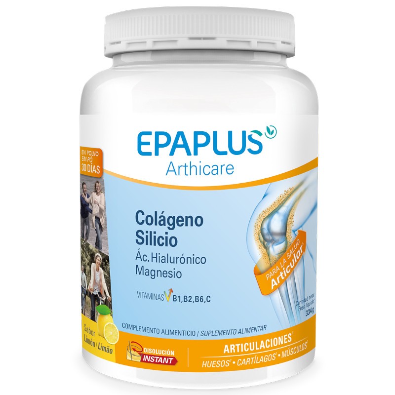 Epaplus colágeno y silicio de sabor limón 334,2g