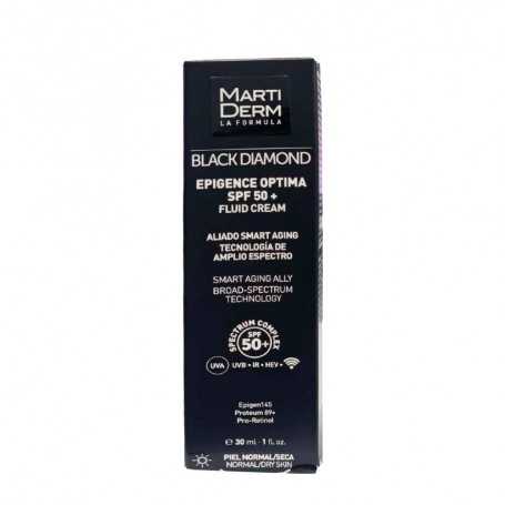 Martiderm Black Diamond Epigence Optima SPF50+ Fluido Cream Piel Normal Seca 30ml.