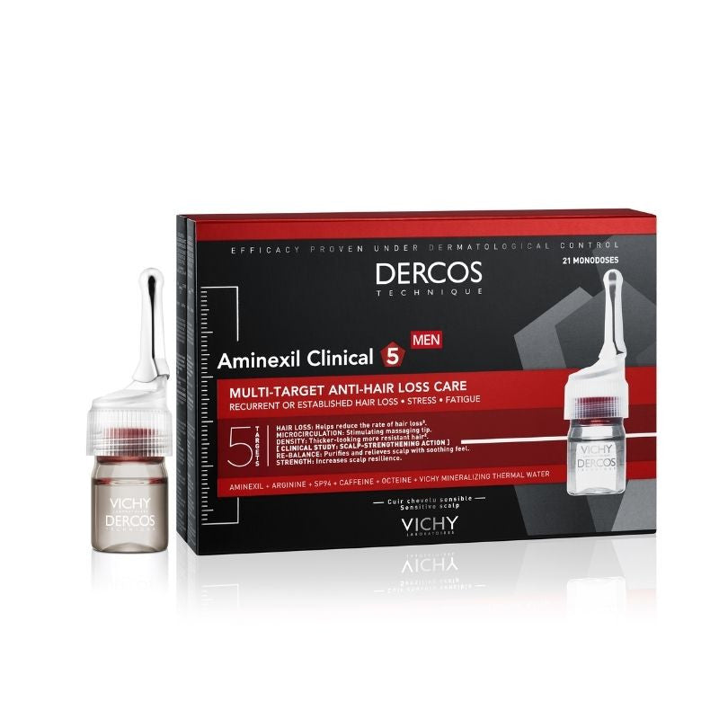 Dercos Aminexil Clinical 5 Men 21 Ampollas