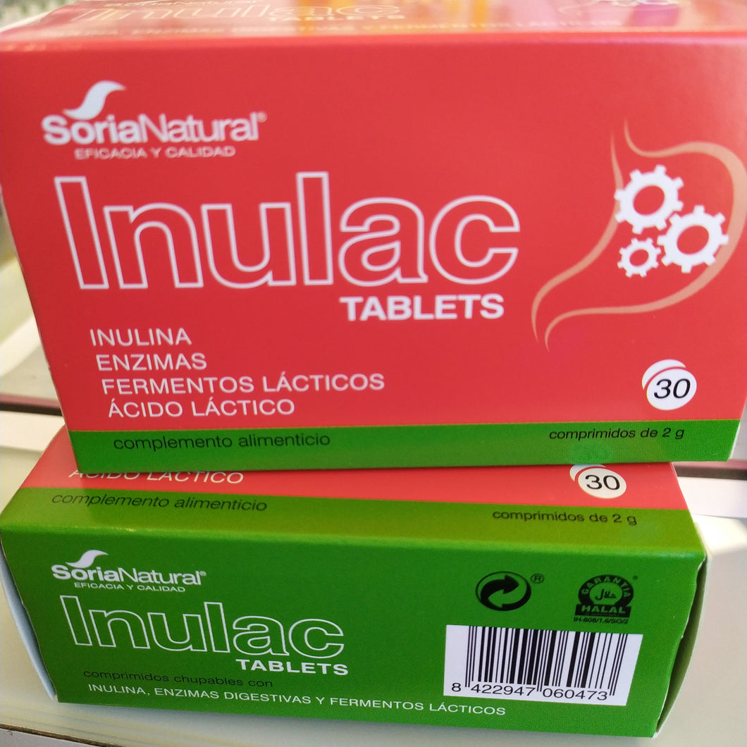 Soria Natural, nao nature, inulac tablets