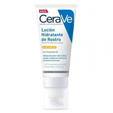 Cerave Crema Viso Hidratante spf50 52ml.