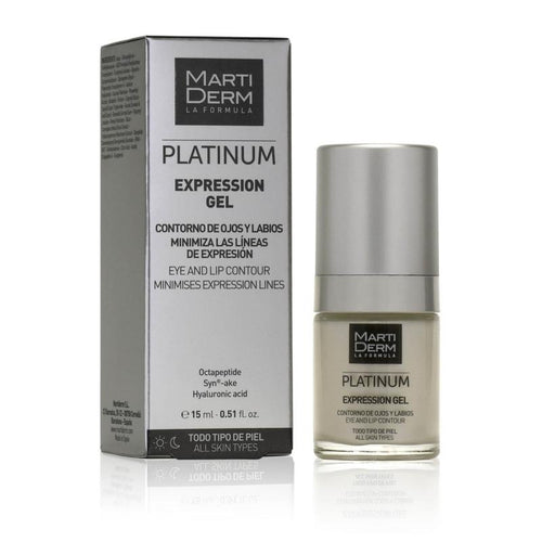 MARTIDERM - PLATINUM Expressión Gel Contorno ojos labios15ml. - Parafarmacia Nao Nature