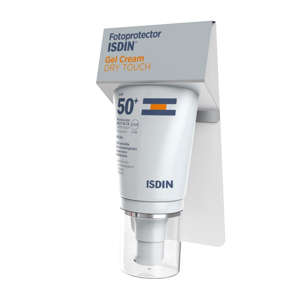 ISDIN - Fotoprotector Gel Cream Dry Touch Sin Color spf 50+ 50ml. - Parafarmacia Nao Nature