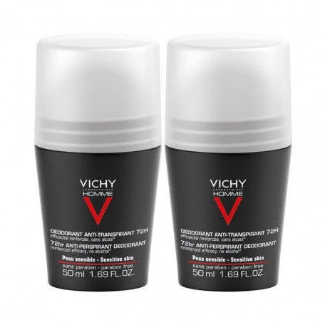 Vichy Duplo Desodorante Antitraspirante Homme 72H -50%2ª Unidad