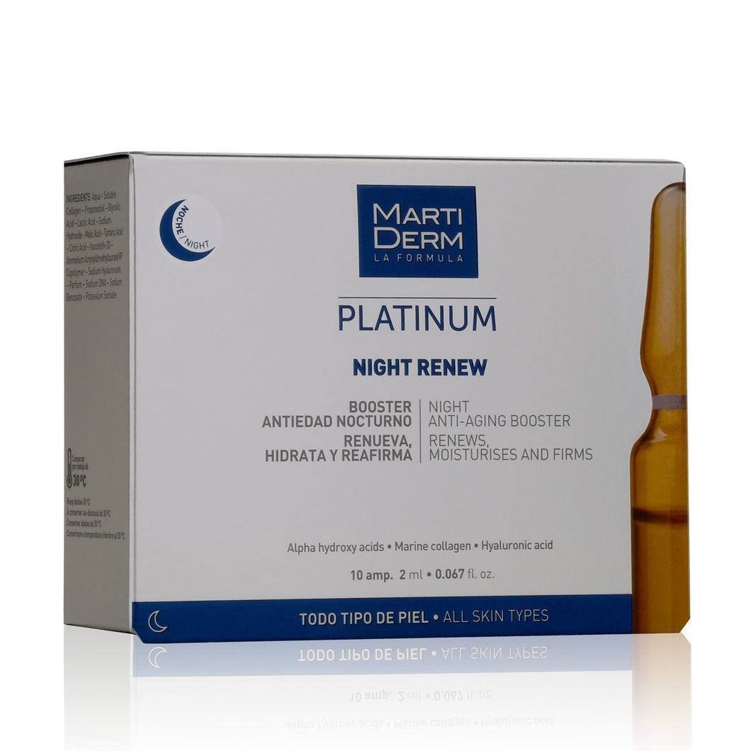 PLATINUM Night Renew Booster Antiedad Nocturno 10amp