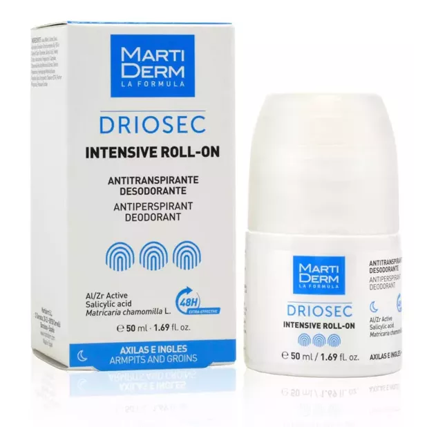 Martiderm Driosec Intensive Roll-on desodorante noche 50ml.