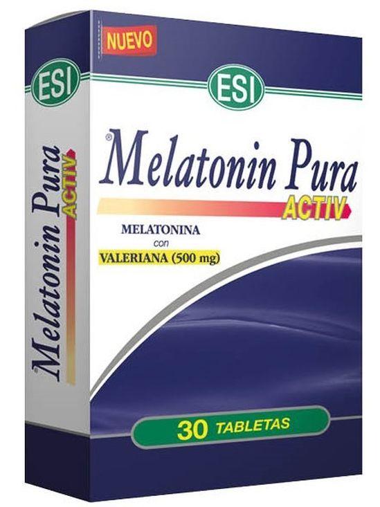 ESI, nao nature, Melatonina Pura Activ Con Valeriana 1 Mg (30Tabletas)