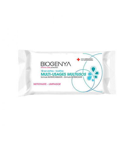 ORTOVAL - Toallitas antibacterianas Biogenya 12un. - Parafarmacia Nao Nature