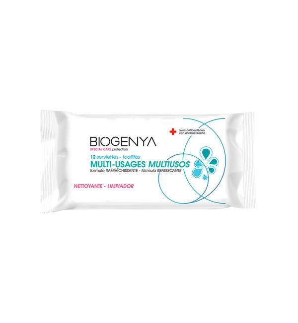 ORTOVAL - Toallitas antibacterianas Biogenya 12un. - Parafarmacia Nao Nature