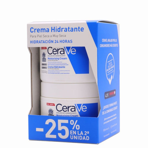 CERAVE, nao nature, *precio* Pack Crema Hidratante 2x340g