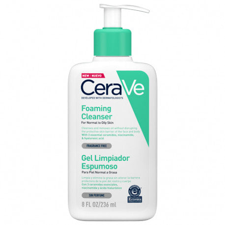 CERAVE, nao nature, Cerave Gel Limpiador Espumoso 236ml