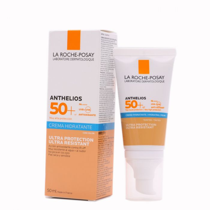 LA ROCHE POSAY, nao nature, Anthelios crema hidratante con color ultra protección 50+ spf 50ml