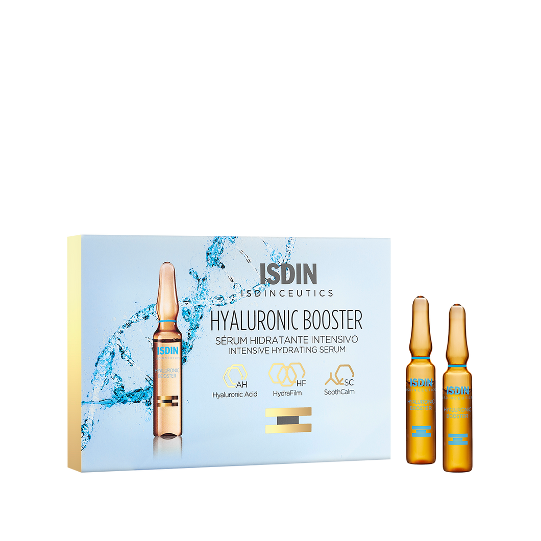 ISDIN, nao nature, Hialuronic Booster Serum Hidratante Y Calmante Intensivo 10 Ampollas