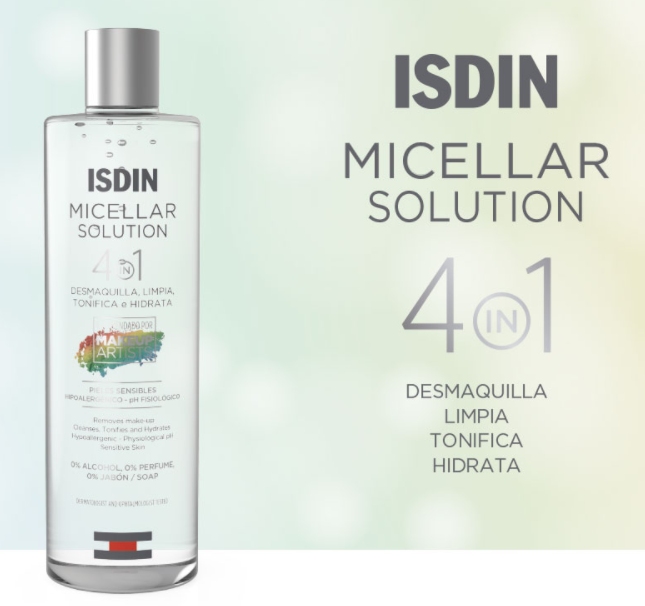 ISDIN, nao nature, Micellar Solution 4 En 1 400ml