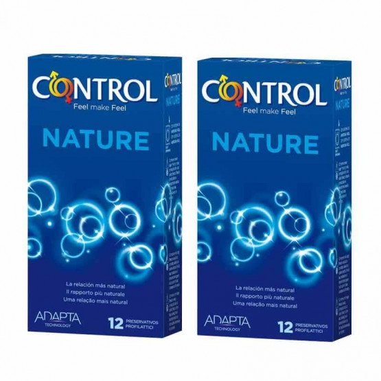 CONTROL, nao nature, Pack Duplo Preservativos Nature 12u