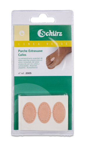 ORTOVAL, nao nature, Parche Extrasuave Para Callos Schürz 3U.