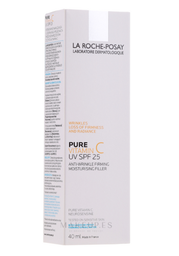 LA ROCHE POSAY, nao nature, Pure VitaminC UV Spf 25 Antiarrugas Reafirmante 40ml