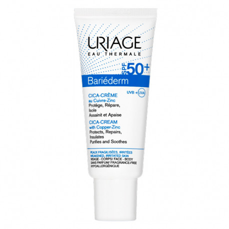 URIAGE, nao nature, Bariederm Cica-Cream Con Cobre-Zinc 50+ spf 40ml