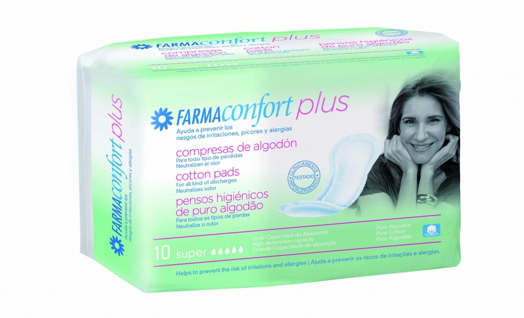 COHITECH, nao nature, Farmaconfort Plus Compresas  De Algodón Super 10U