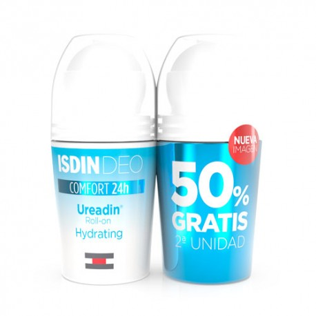 ISDIN, nao nature, Pack Duplo Isdindeo confort 24h Ureadin Roll-On 50ml