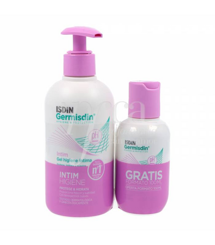 ISDIN, nao nature, Pack Germisdin Gel Higiene Íntima 250ml + Gratis 100ml