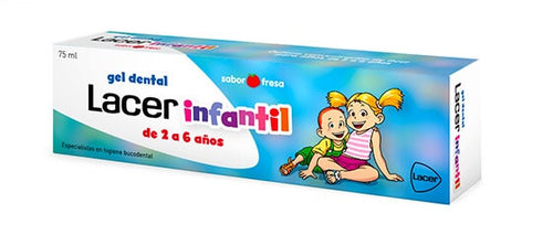 Lacer, nao nature, Lacer Infantil Gel Dental Fresa 2-6 Años 75ml