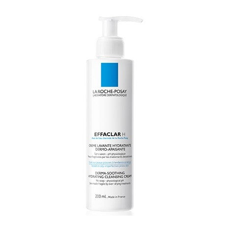 LA ROCHE POSAY, nao nature, Effaclar H Crema Limpiadora Hidratante 200ml