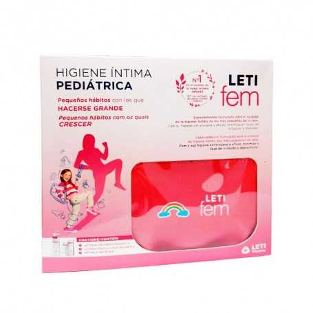 Pack Letifem Gel Intimo Pediatric 250ml. + Crema Vulvar Pediatrica 30ml. Regalo Neceser