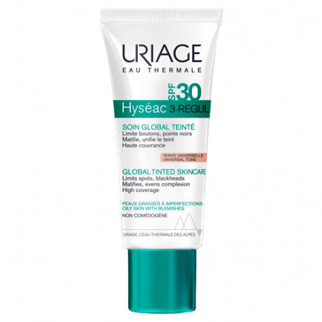 URIAGE, nao nature, Hyseac 3-Regul Cuidado Global Con Color Spf 30 40ml