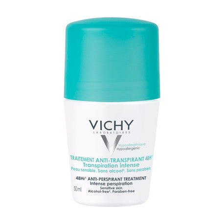 Vichy Desodorante Anti-transpirante 48h. piel sensible Roll-On 50g.