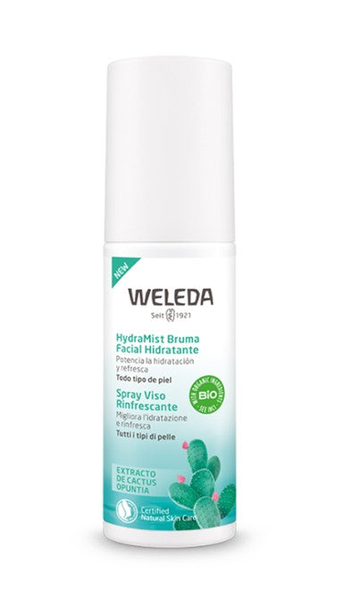 WELEDA, nao nature, Hidramist Bruma Facial Hidratante Extracto De Cactus 100ml