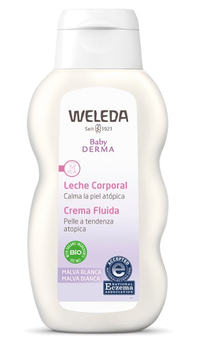 WELEDA, nao nature, Leche Corporal Malva Blanca Baby Derma 200Ml.